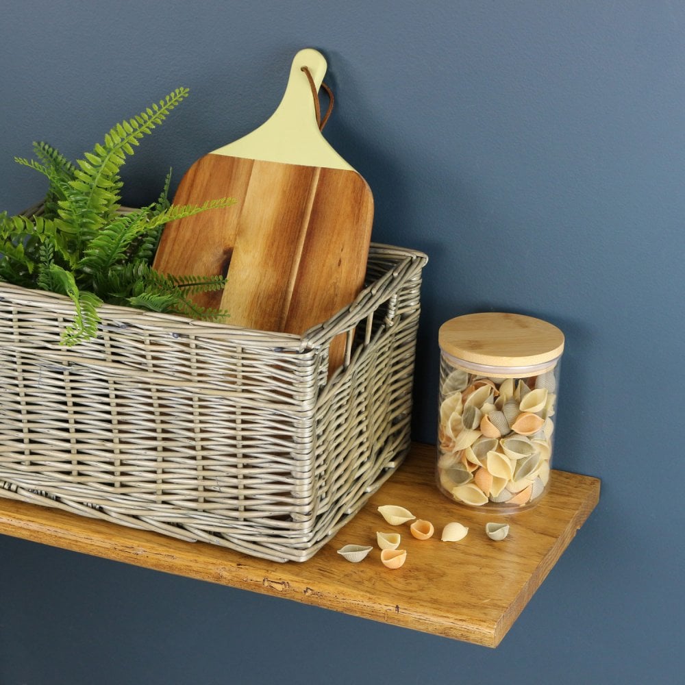 Antique Wash Wicker Storage Basket